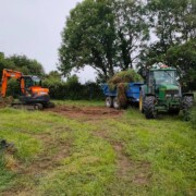 tractor and digger